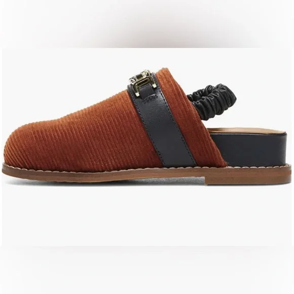 SAM EDELMAN KID’S JUNEY CLOG GIRLS SLIP-ON LOAFERS GOLD ACCENT BROWN COLOR 2 M - Picture 8 of 10